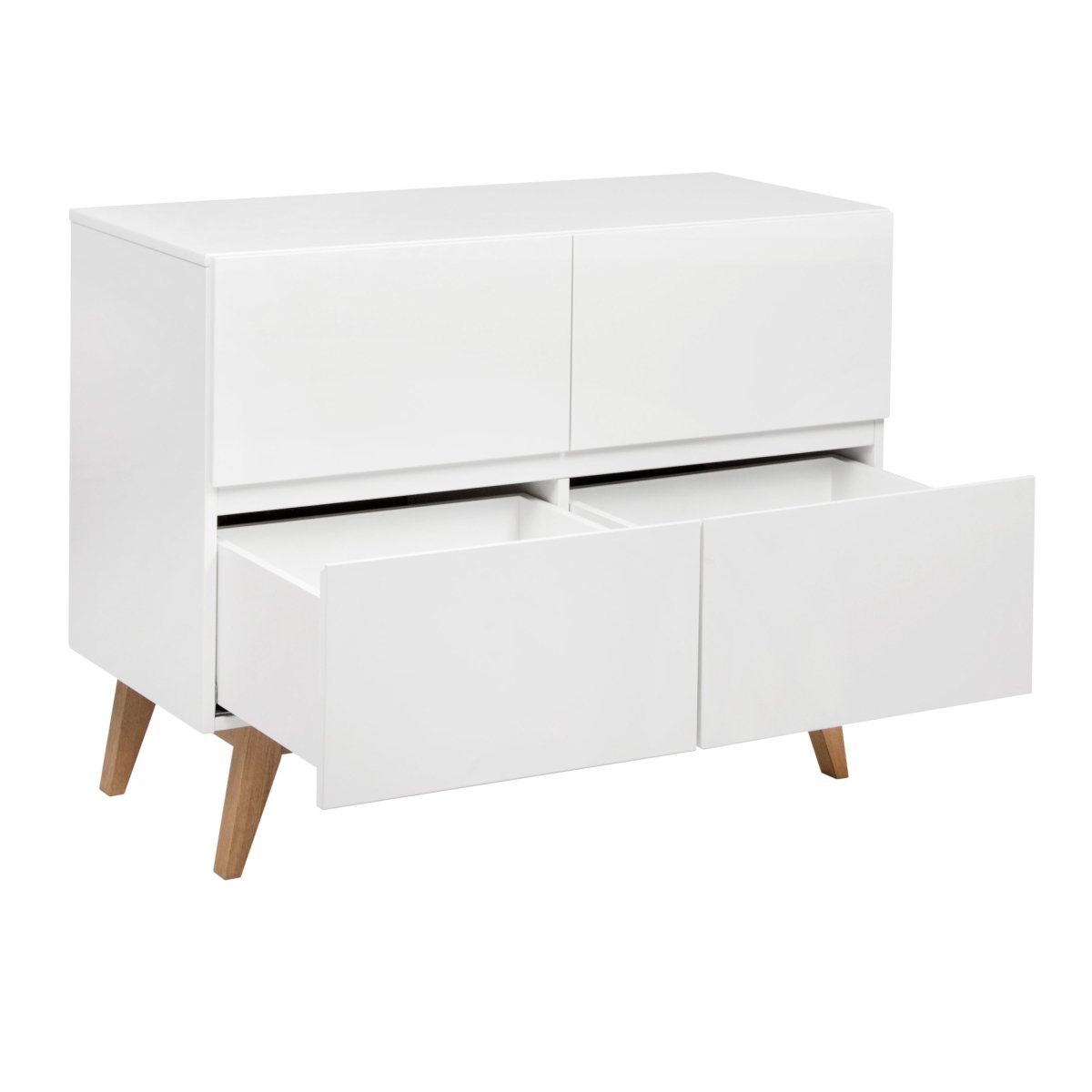 QUAX - Commode Trendy 4 Tiroirs - Blanc - Les Petits