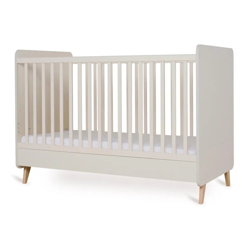 QUAX - Lit Bébé Évolutif Loft 70 x 140 Cm - Argile - Les Petits