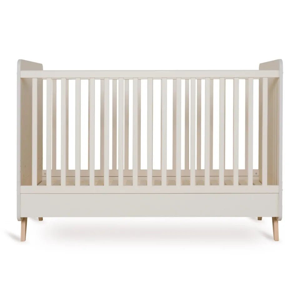 QUAX - Lit Bébé Évolutif Loft 70 x 140 Cm - Argile - Les Petits