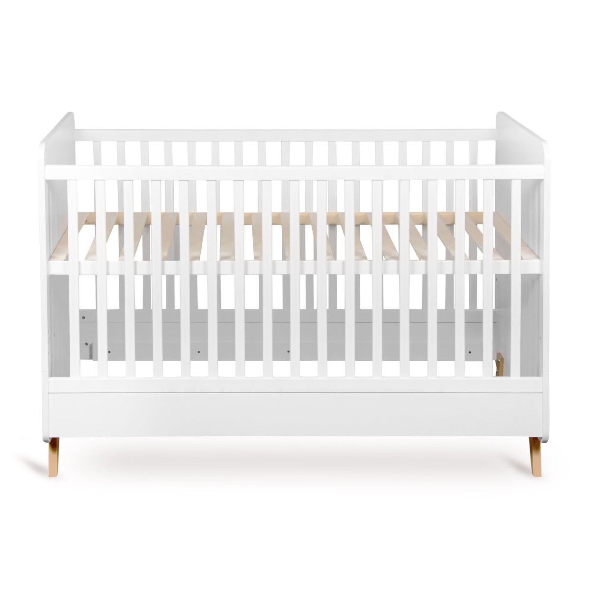 QUAX - Lit Bébé Évolutif Loft 70 x 140 Cm - Blanc - Les Petits