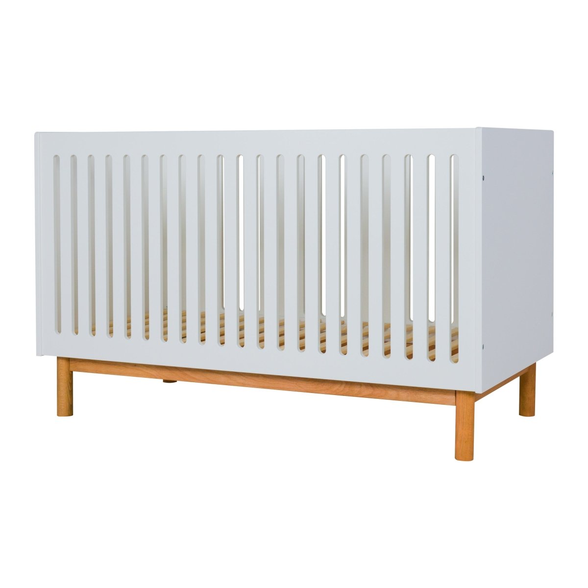 QUAX - Lit Bébé Évolutif Mood 70 x 140 Cm - Blanc - Les Petits