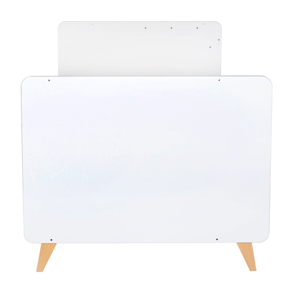 QUAX - Lit Évolutif Loft 60 x 120 Cm & 90 x 200 Cm - Blanc - Les Petits