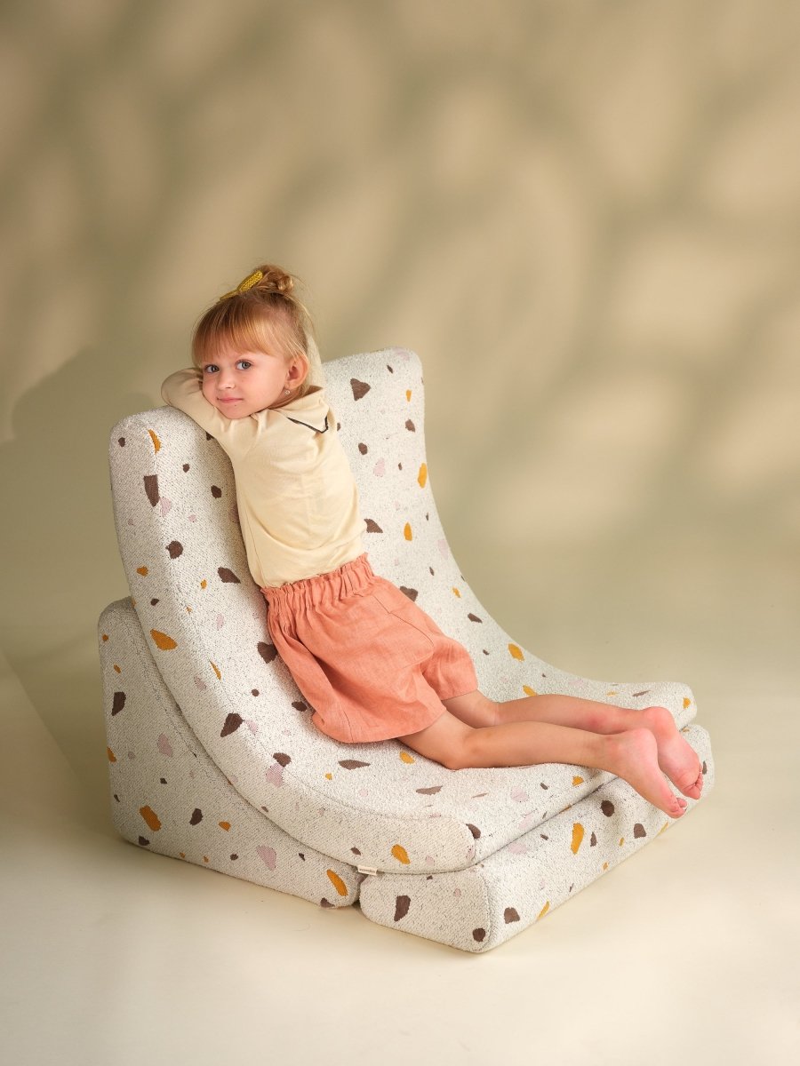 WIGIWAMA - Chaise Lune Terrazzo - Marbre - Les Petits