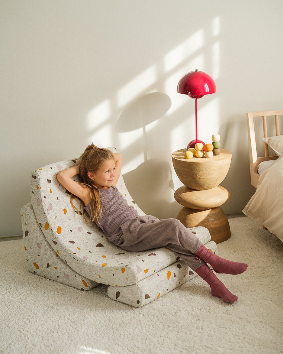 WIGIWAMA - Chaise Lune Terrazzo - Marbre - Les Petits