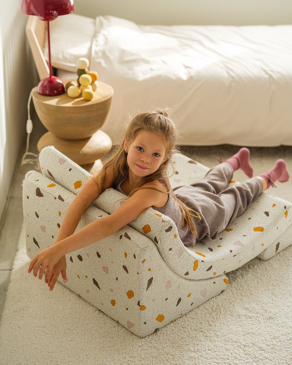 WIGIWAMA - Chaise Lune Terrazzo - Marbre - Les Petits