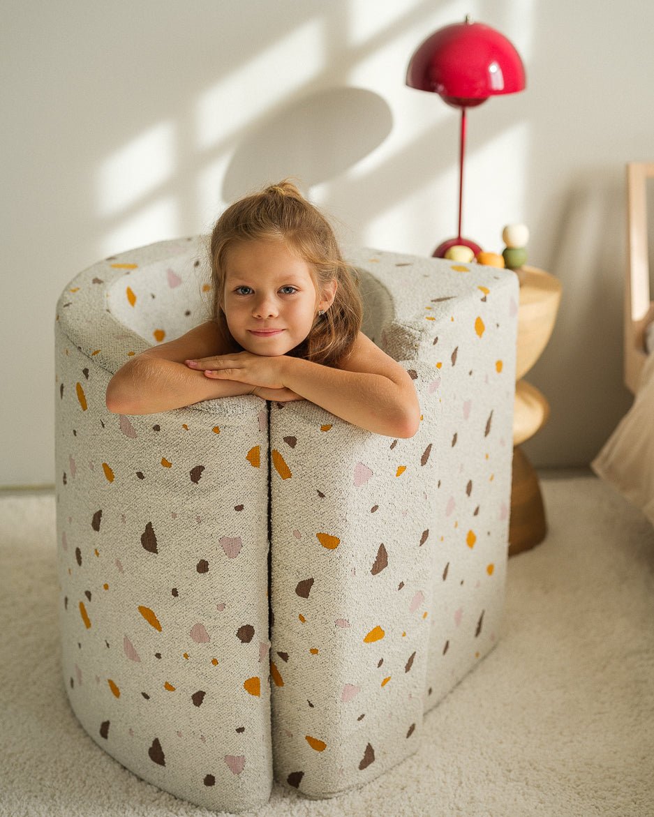 WIGIWAMA - Chaise Lune Terrazzo - Marbre - Les Petits