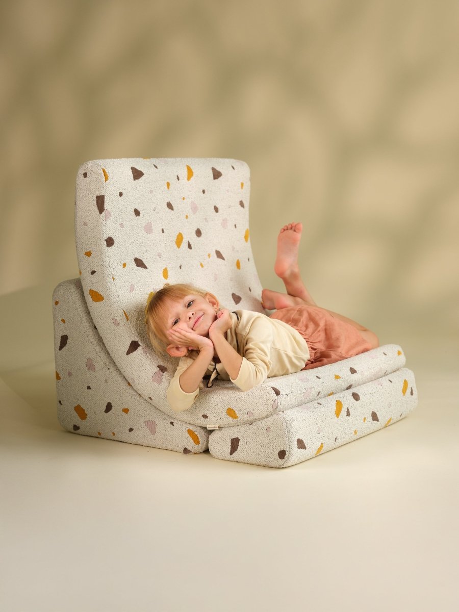 WIGIWAMA - Chaise Lune Terrazzo - Marbre - Les Petits