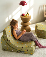 WIGIWAMA - Chaise Lune Terrazzo - Mousse - Les Petits