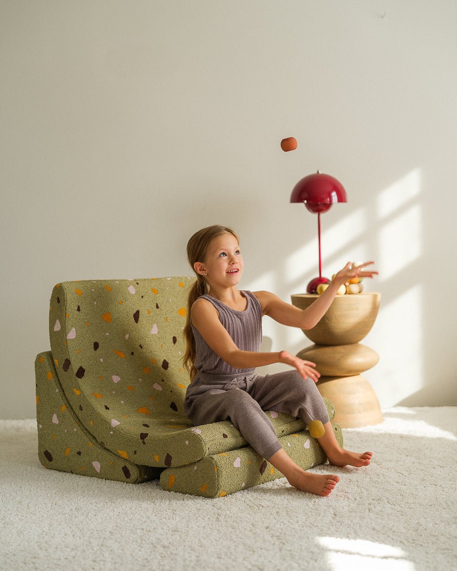 WIGIWAMA - Chaise Lune Terrazzo - Mousse - Les Petits