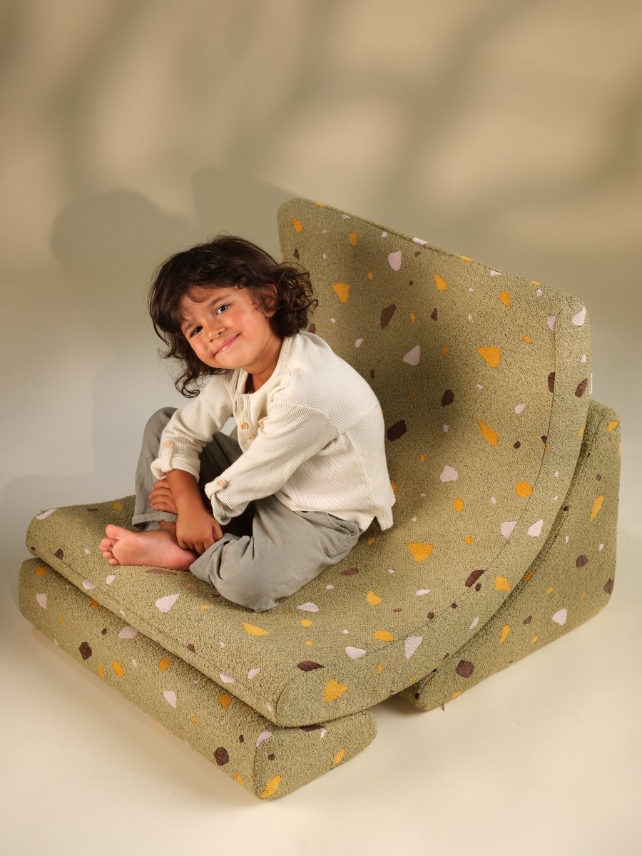 WIGIWAMA - Chaise Lune Terrazzo - Mousse - Les Petits