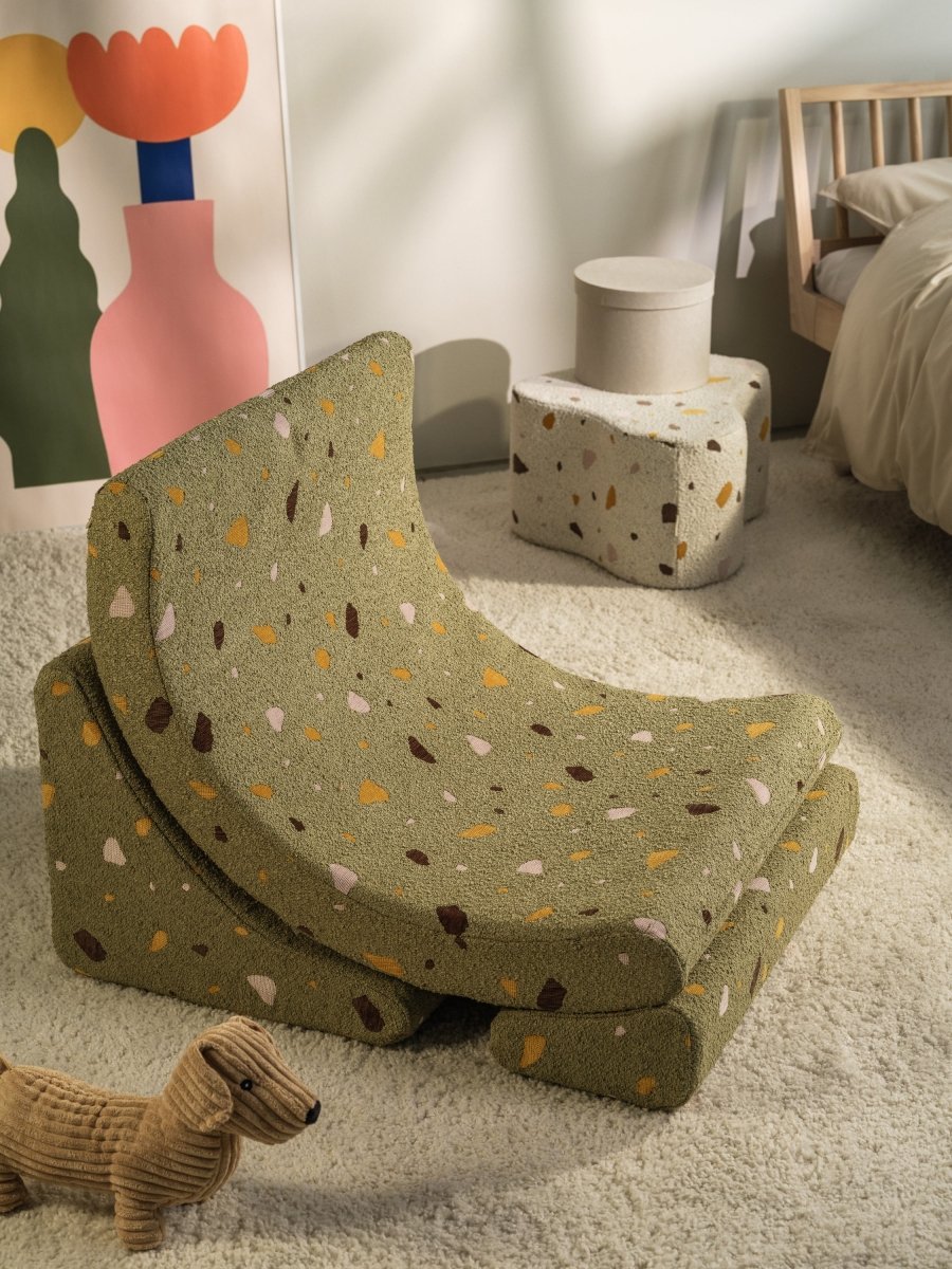 WIGIWAMA - Chaise Lune Terrazzo - Mousse - Les Petits