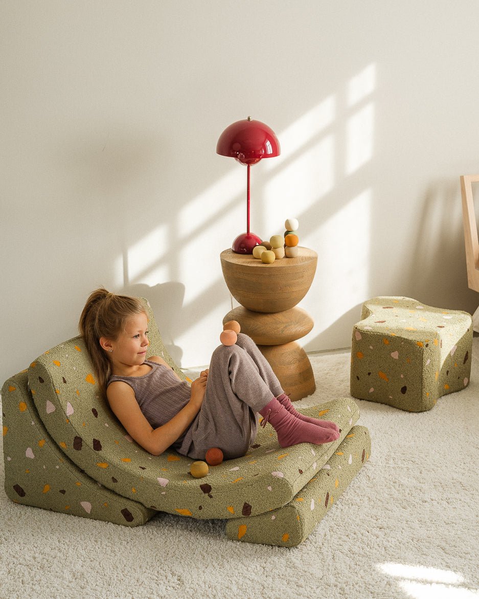 WIGIWAMA - Chaise Lune Terrazzo - Mousse - Les Petits