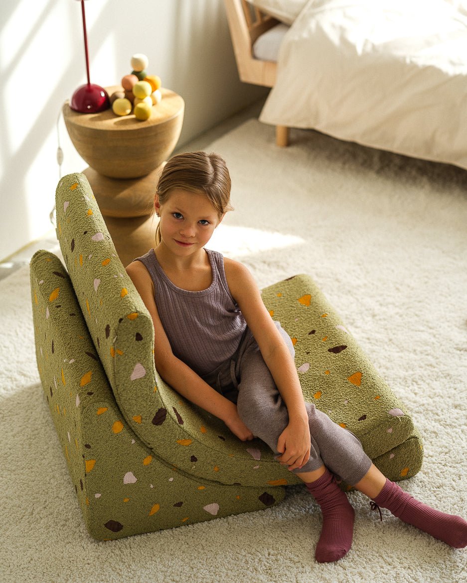 WIGIWAMA - Chaise Lune Terrazzo - Mousse - Les Petits