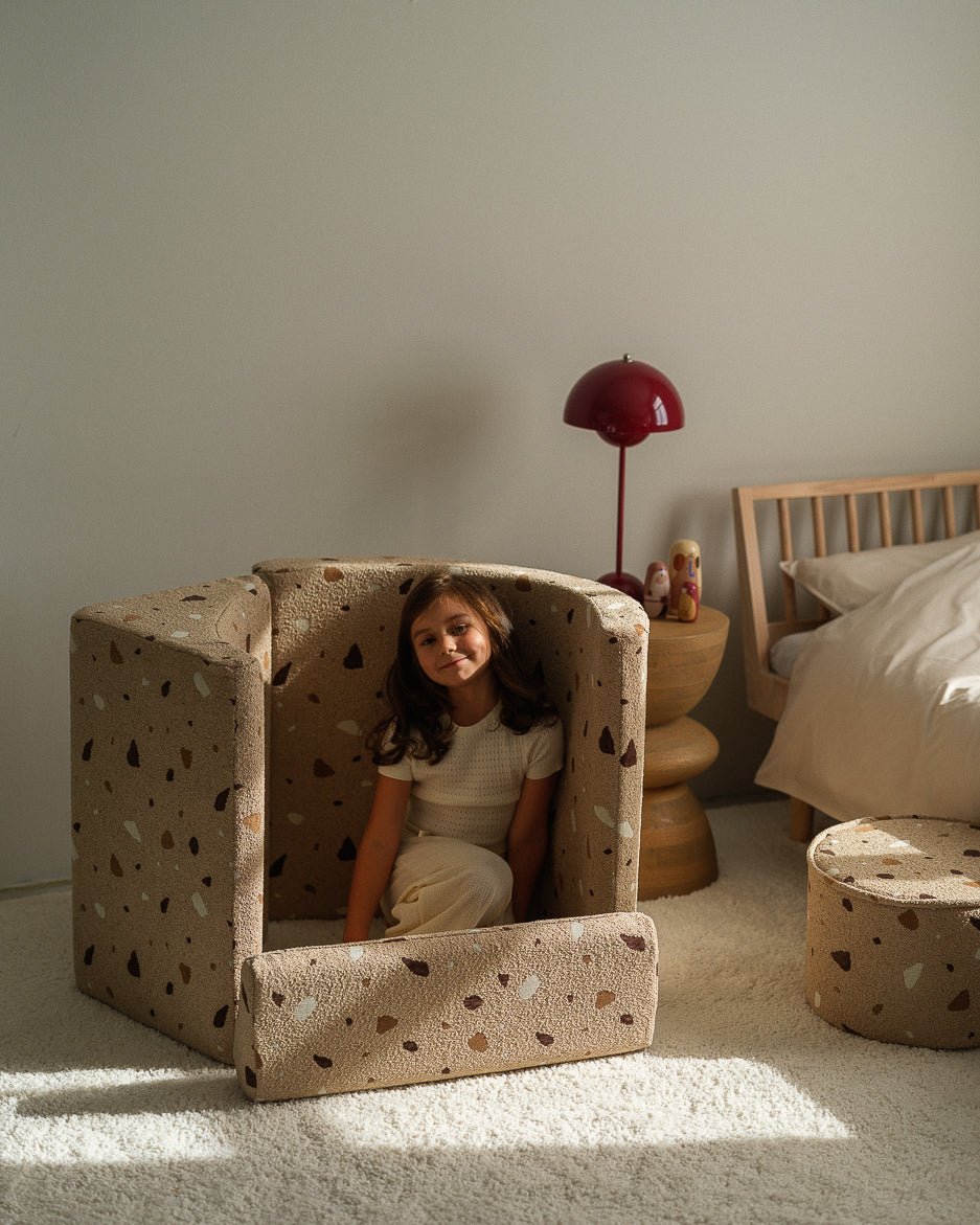 WIGIWAMA - Chaise Lune Terrazzo - Sable - Les Petits