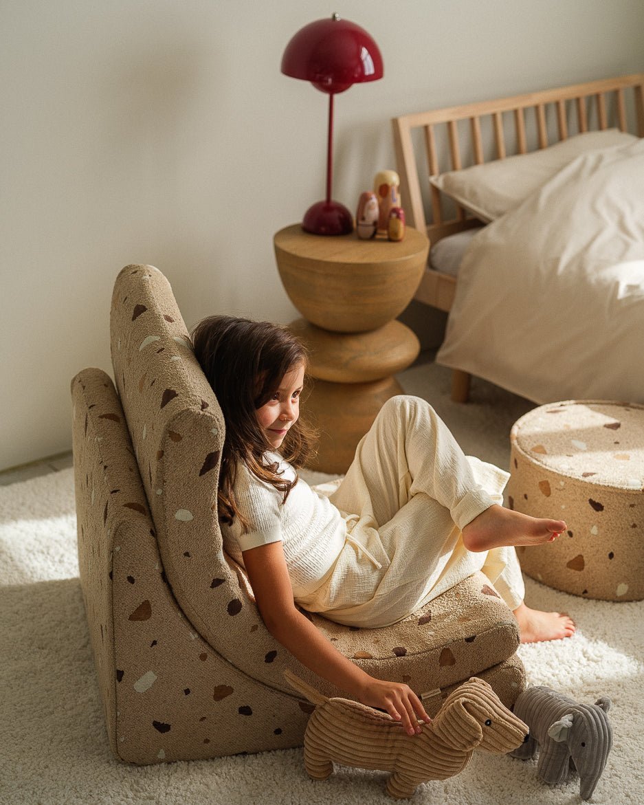 WIGIWAMA - Chaise Lune Terrazzo - Sable - Les Petits