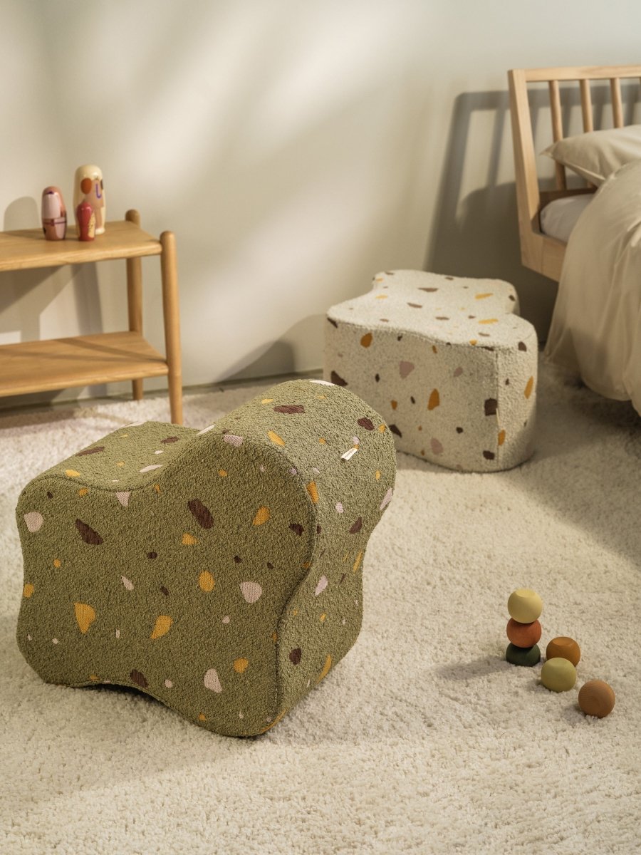 WIGIWAMA - Pouf Nuage Terrazzo - Marbre - Les Petits