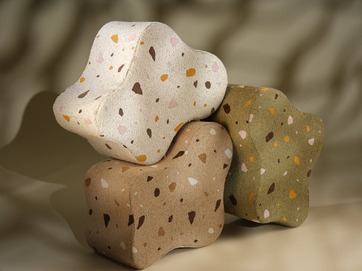 WIGIWAMA - Pouf Nuage Terrazzo - Mousse - Les Petits