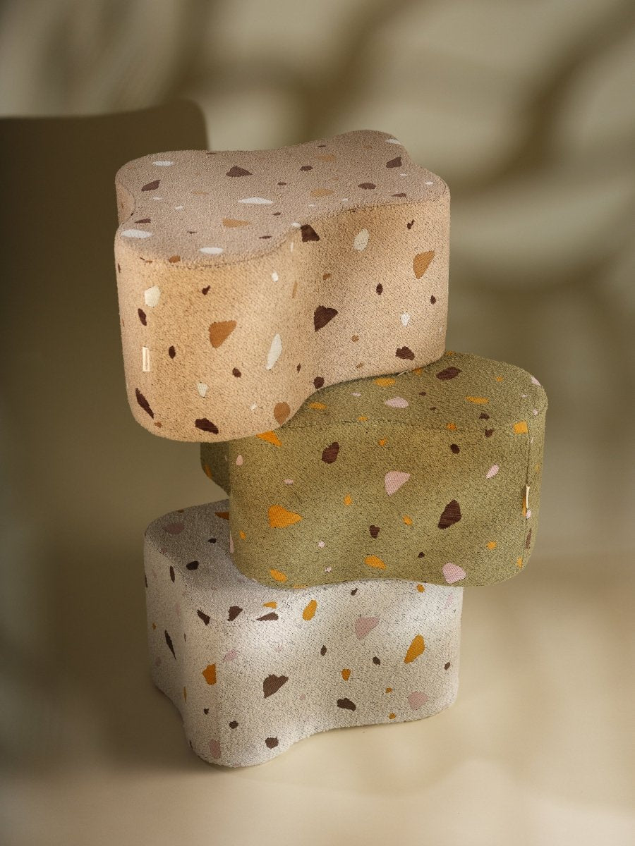 WIGIWAMA - Pouf Nuage Terrazzo - Mousse - Les Petits