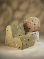 WIGIWAMA - Pouf Terrazzo - Marbre - Les Petits