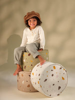 WIGIWAMA - Pouf Terrazzo - Marbre - Les Petits