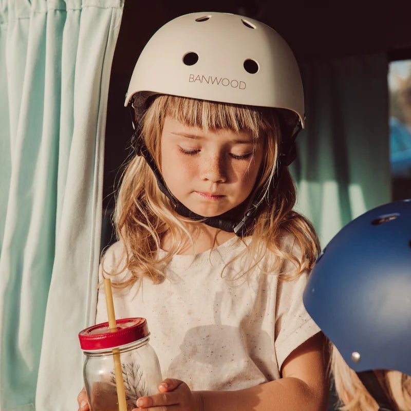 Casco rosa bicicleta - Banwood