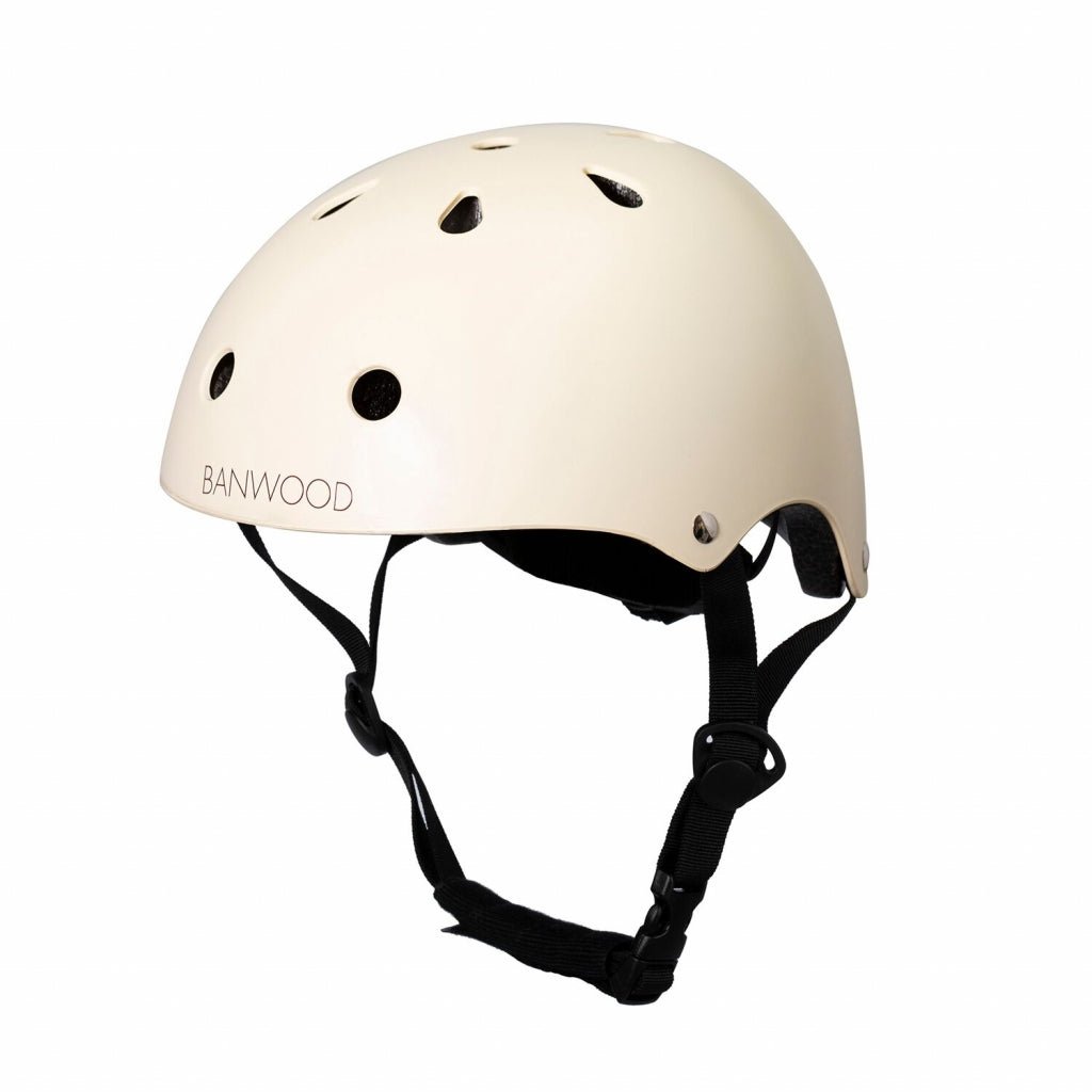 BANWOOD-Casque Vélo Creme-Les Petits