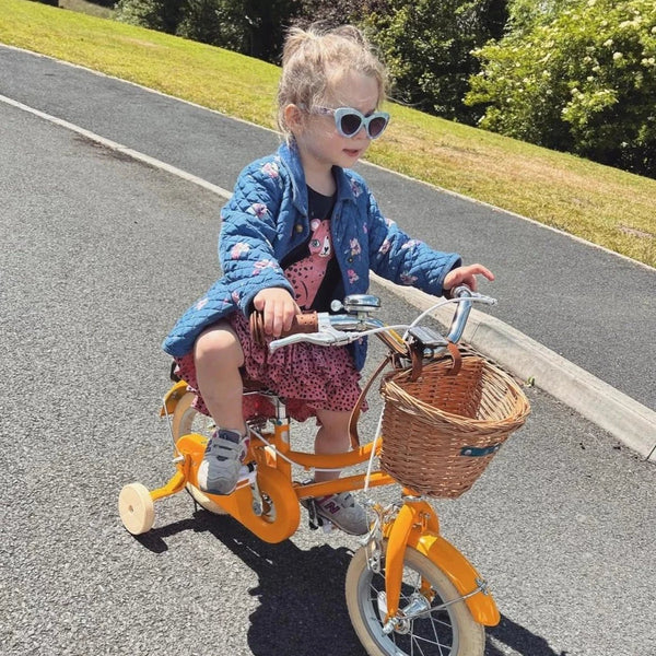 Vélo jaune enfants 7 à 11 ans 24 pouces Gingersnap de Bobbin