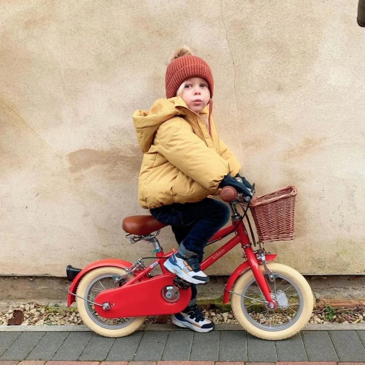 Casque Vélo Enfant Style retro, S/M, 48-54 , Bobbin