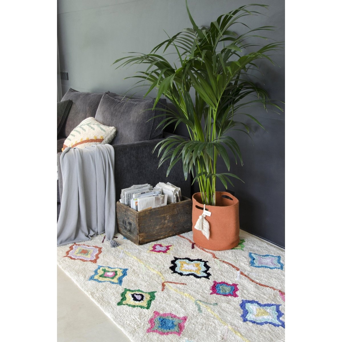 LORENA CANALS  Tapis Lavabile Kaarol Terra 140 x 200 cm - Les Petits