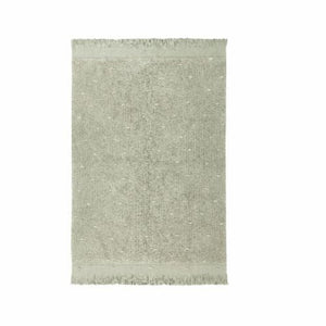 Tappeto lavabile in cotone verde oliva 140x200 COTTON WOODS