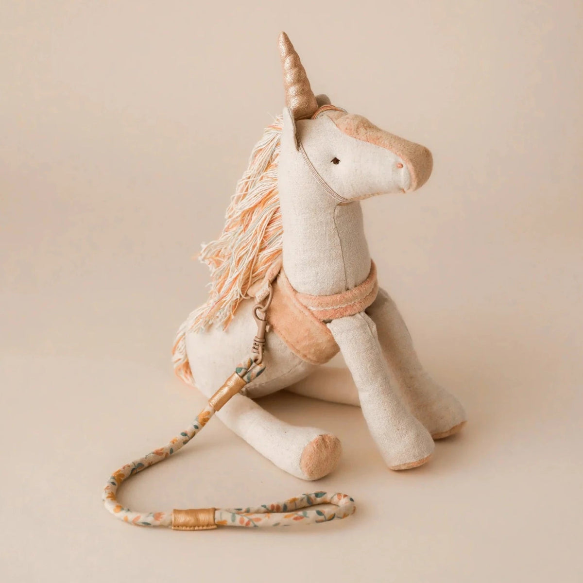 MAILEG-Peluche Licorne Avec Laisse-Les Petits