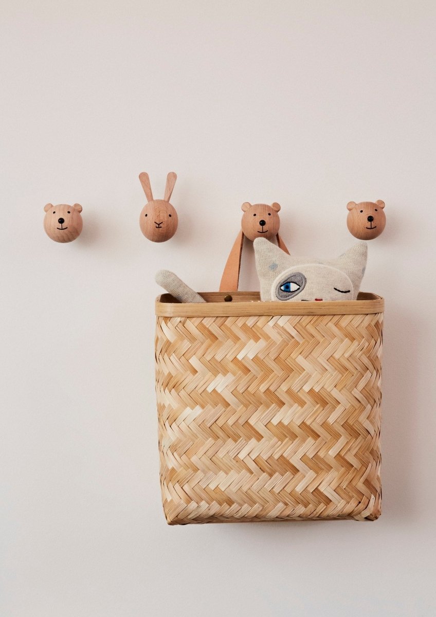 OYOY LIVING-Panier mural Sporta - Nature-Les Petits