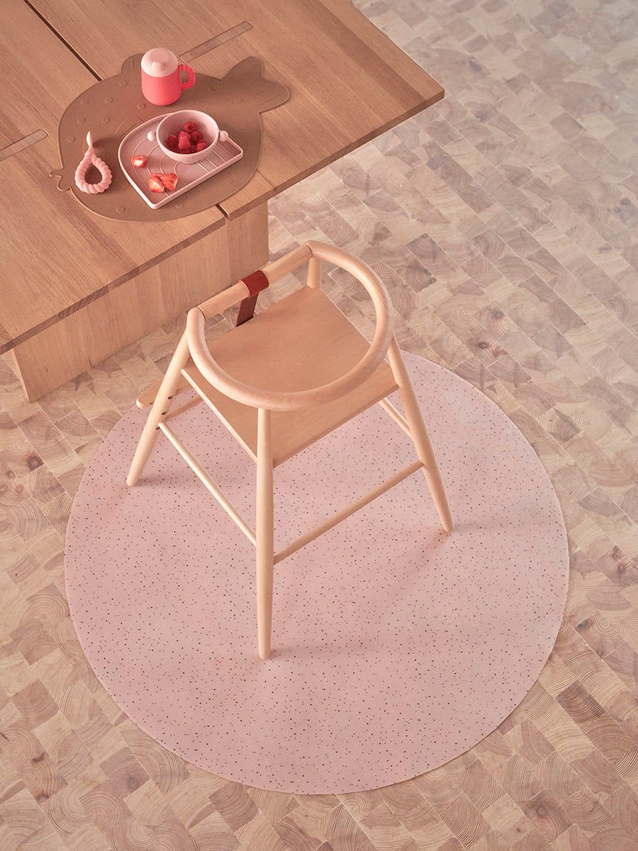 OYOY MINI-Tapis de Chaise Muda - Rose-Les Petits