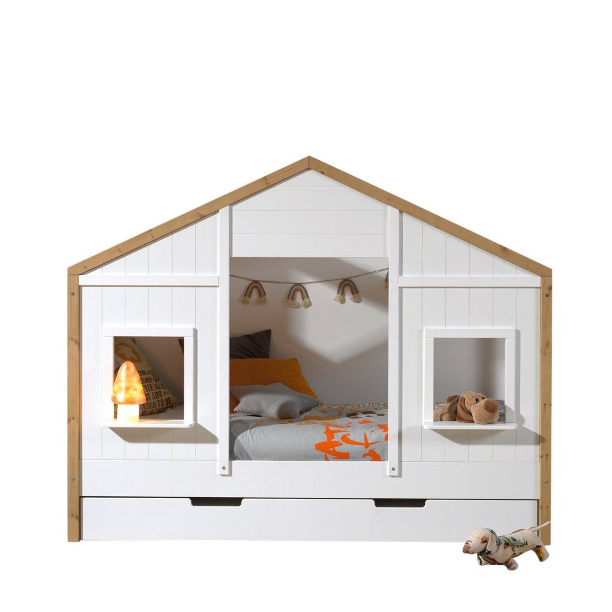 Acheter Lit Cabane Babs 90 x 200 cm - Vipack - Majoliechambre